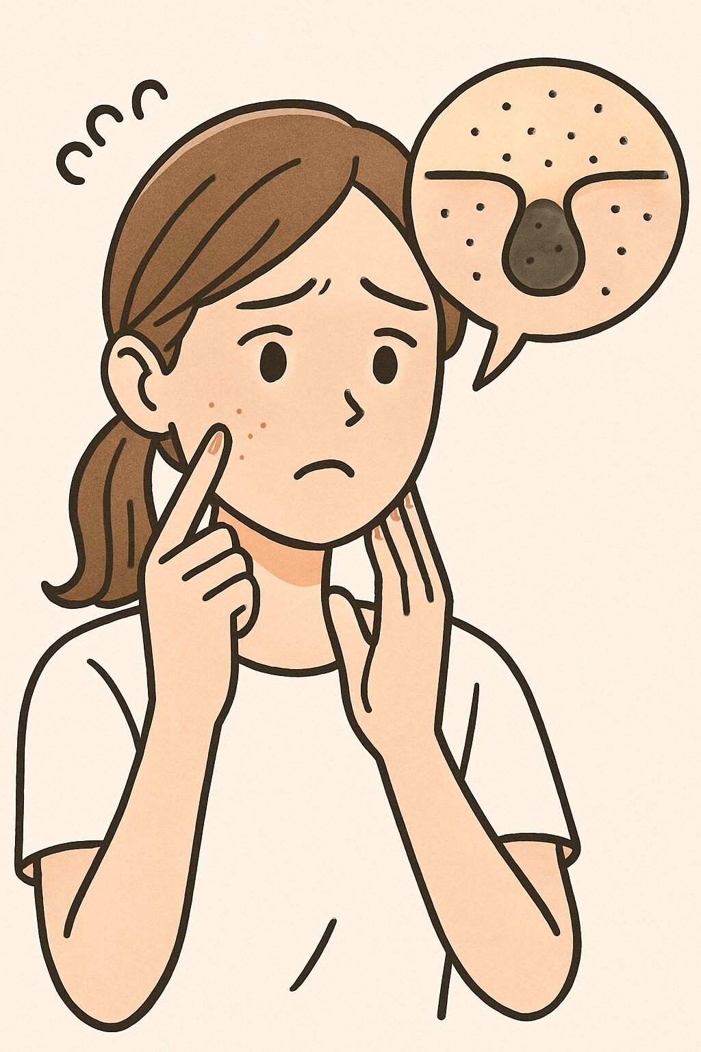 毛穴汚れに困る人