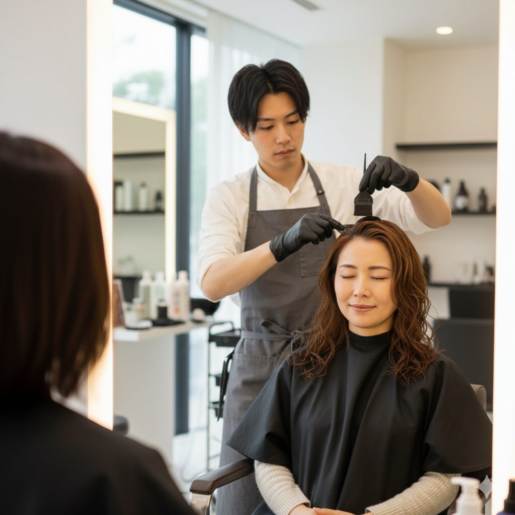 美容院での白髪ぼかしなら2週間後も安心
