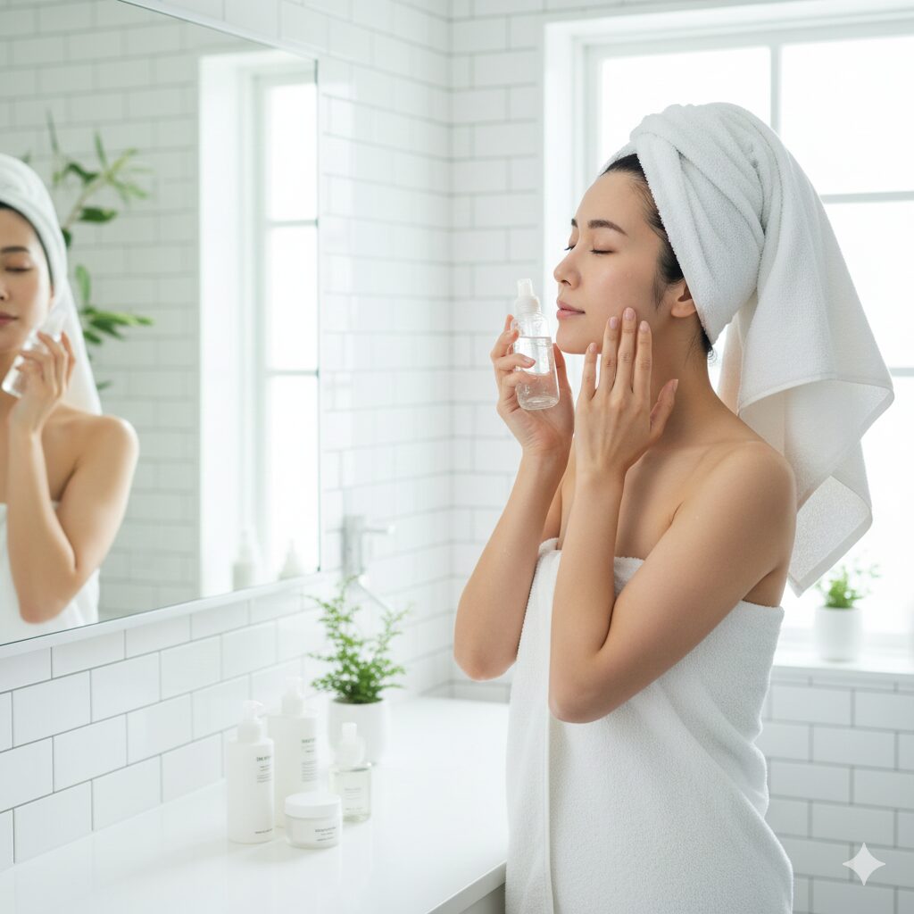 結論は化粧水が先！理想的なスキンケアの順序