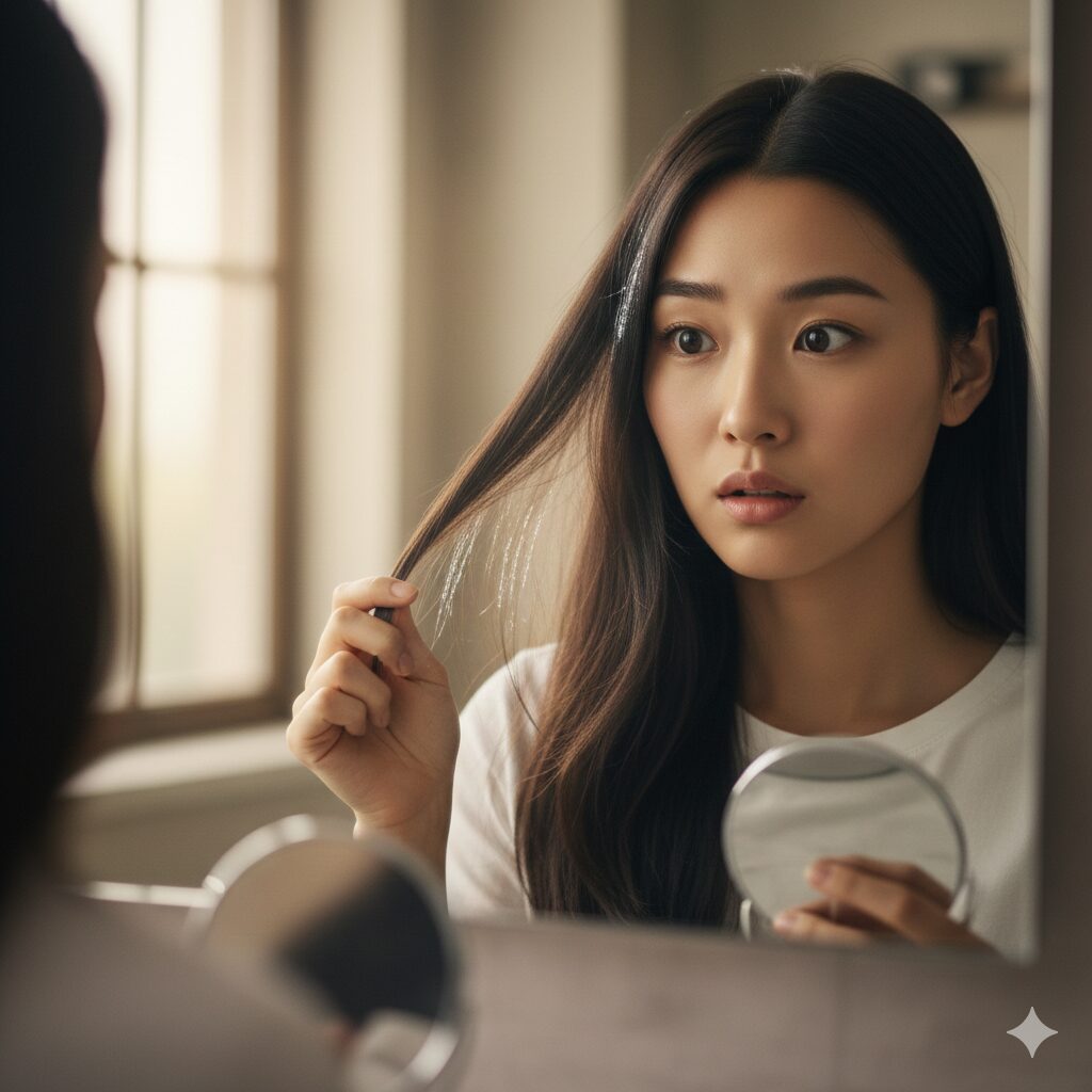 幸運のサイン？福白髪の真実