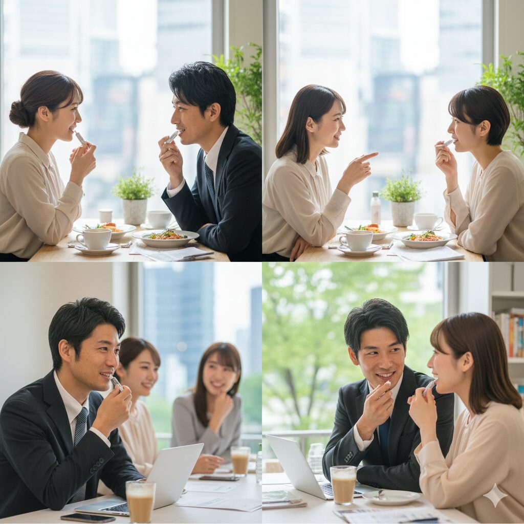 目の前でわざわざ塗る本当の理由