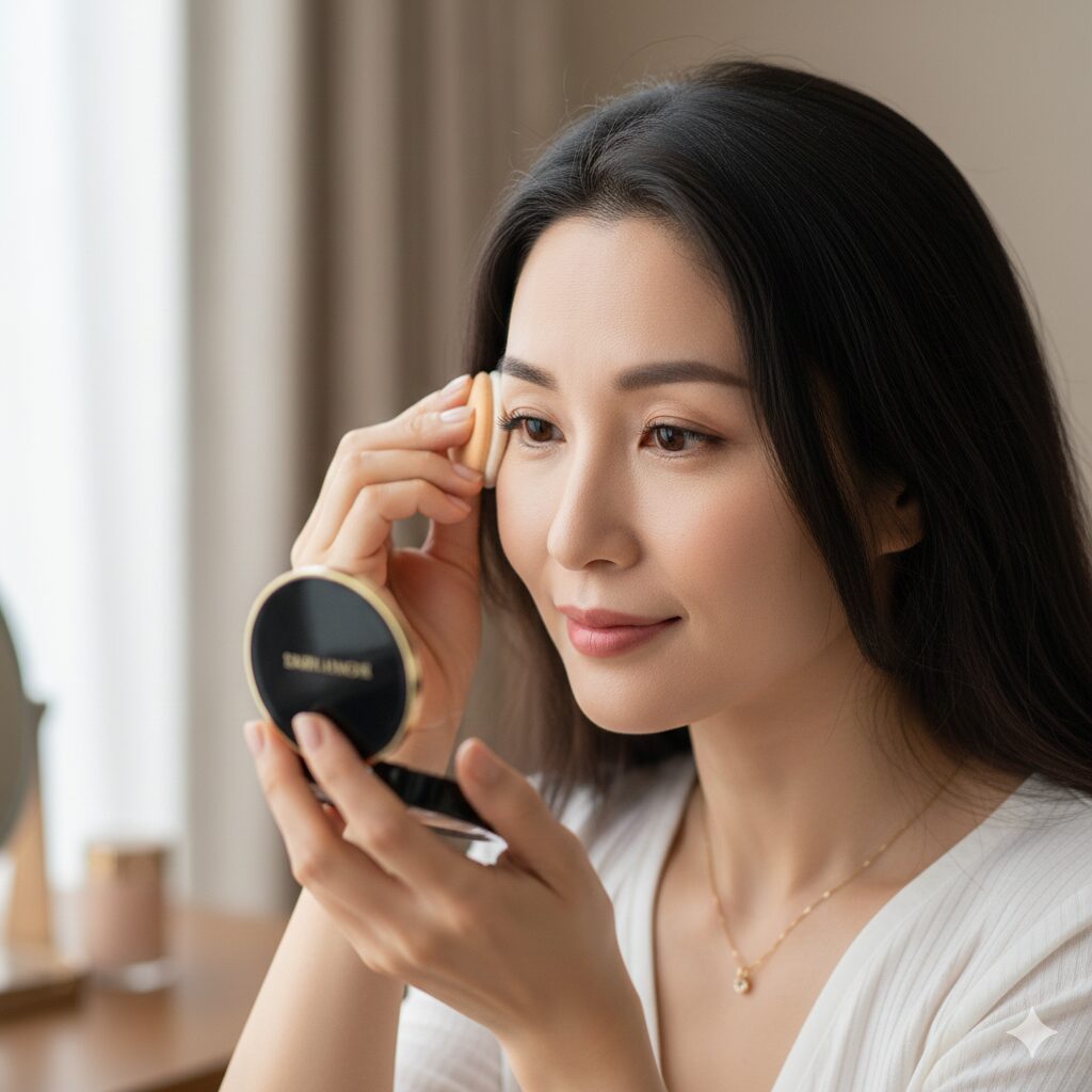 髪の毛専用のコンシーラーで隠す